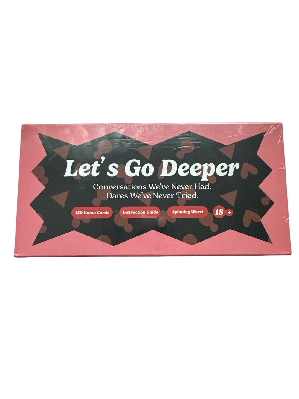 Let's Go Deeper Pink Conversation Game - Adult Party Cards